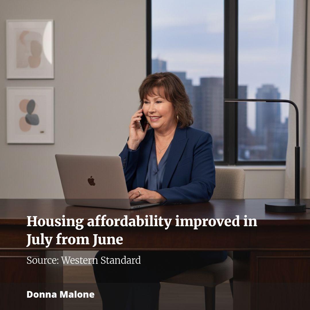 Housing affordability improved in July from June