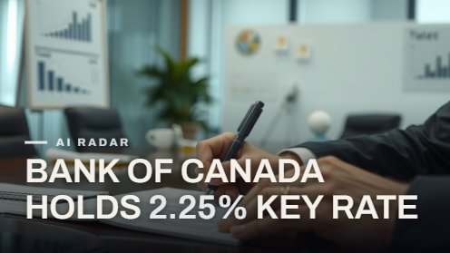 Bank of Canada Holds 2.25% Key Rate
